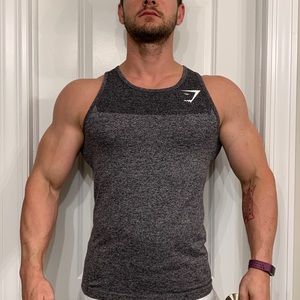 Gymshark Men’s Gray Tank Top. Size: Medium